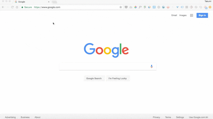 Using address bar in Chrome to search a specific site